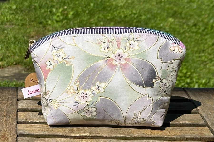 Joeriaknits Storage Pouches Violet Small Zipper Storage Pouch: Handcrafted joeriaknits