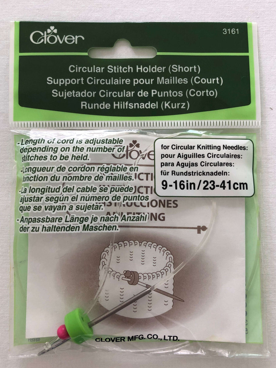 Stitch Holder: Clover Circular Knitting