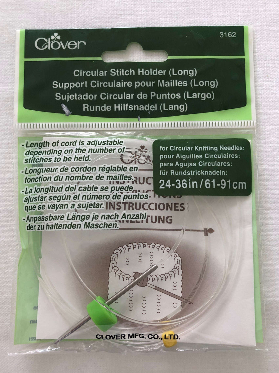 Clover Knitting Notions Stitch Holder: Clover Circular Knitting joeriaknits