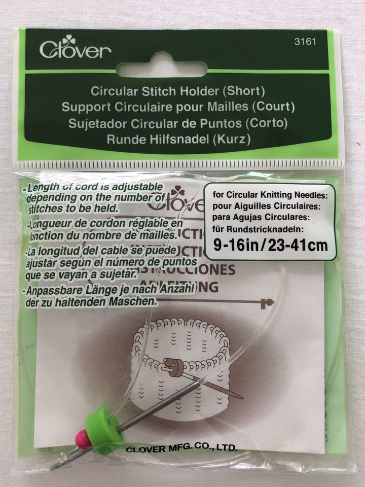 Clover Knitting Notions Stitch Holder: Clover Circular Knitting joeriaknits