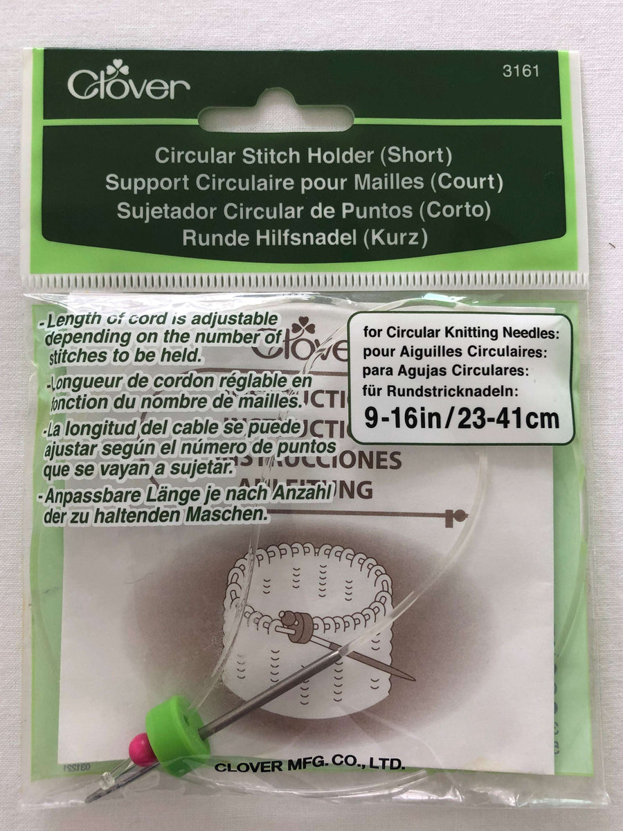 Clover Knitting Notions Stitch Holder: Clover Circular Knitting joeriaknits