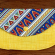 Load image into Gallery viewer, Joeriaknits Travel Pouches Aztec Stripe Storage Clutch — Knitting &amp; Crochet Notion Organizer joeriaknits
