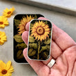 Load image into Gallery viewer, Firefly Notes Notion Tin Small Sunflower Notions Tin by Firefly Notes joeriaknits
