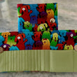 Load image into Gallery viewer, Joeriaknits Tapestry Needle Holder Dog Daze - Green Tapestry Needle Holder: Handcrafted joeriaknits
