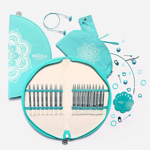 The Mindful Collection Gratitude Interchangeable Circular Knitting Needle Set