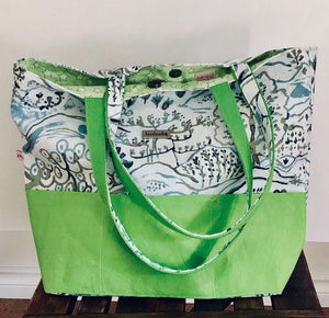Tote Bag - Extra Large - Green Rolling Hills