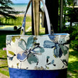 Load image into Gallery viewer, JOERIA KNITS Tote Bags Tote Bag: Handcrafted - Extra Large - Bloom joeriaknits
