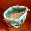 Load image into Gallery viewer, JOERIA KNITS Project Bags Tote Bags for Knitters and Crocheters - Canvas Collection joeriaknits
