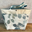 Load image into Gallery viewer, JOERIA KNITS Project Bags Leaves on Canvas #2 Tote Bags for Knitters and Crocheters - Canvas Collection joeriaknits
