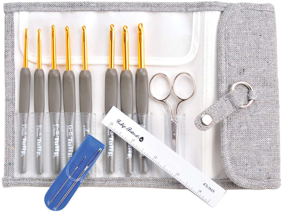 Tulip Crochet Hook Set Tulip Etimo Gold Crochet Hook Set joeriaknits