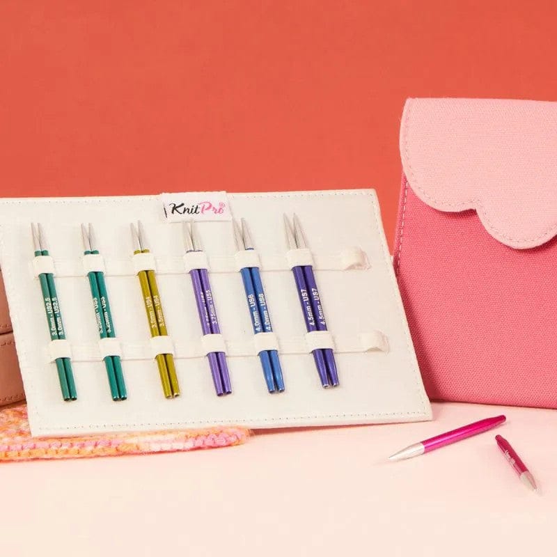 Knit Pro Knitting Needle Sets 10cm (4") Tips Zing Midi Interchangeable Circular Knitting Needle Sets by KnitPro joeriaknits