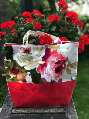 Tote Bag - Extra Large - Red Roses