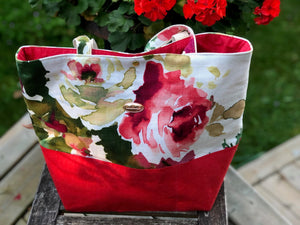 Tote Bag - Extra Large - Red Roses