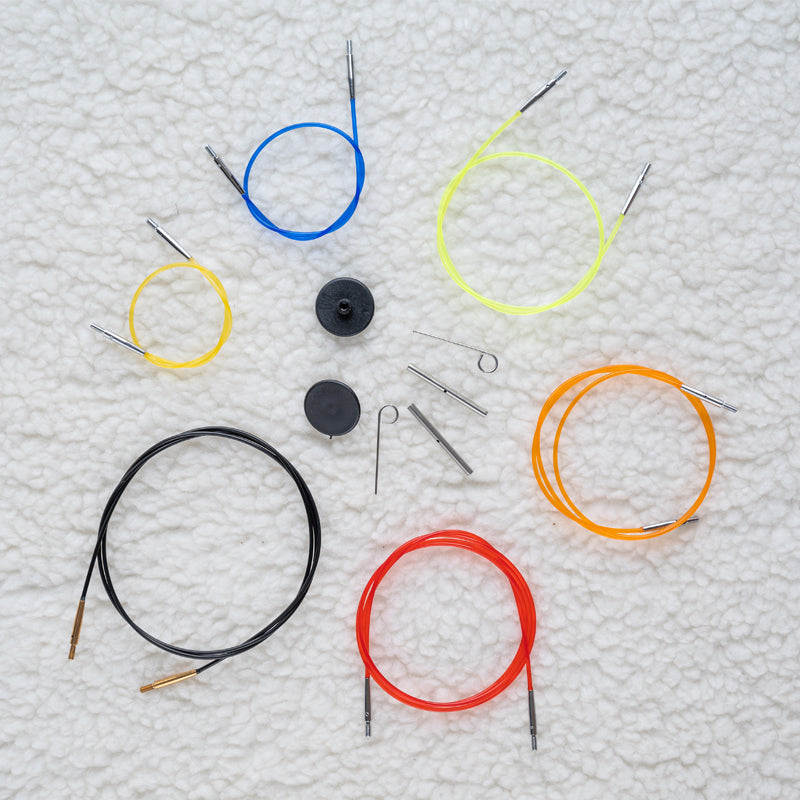 Knitter's Pride Interchangeable Circular Knitting Needle Colour-coded Cords