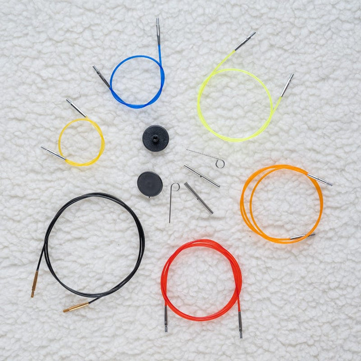 Knit Pro Circular Needles Knit Pro Interchangeable Circular Colour-coded Cables joeriaknits